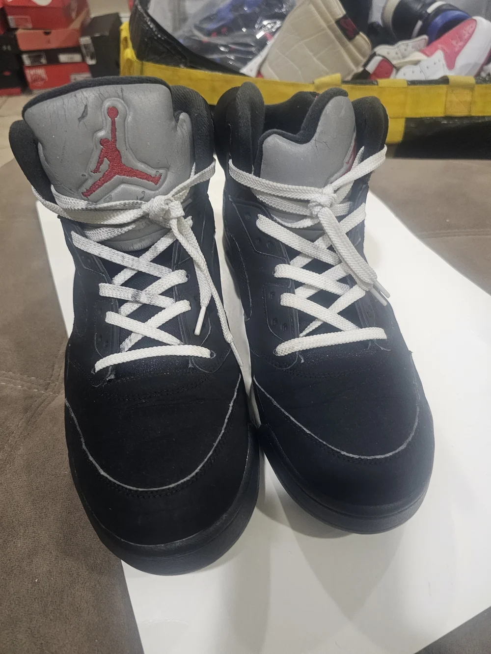 Nike Air Jordan Men's Black Retro Basketball Shoes
